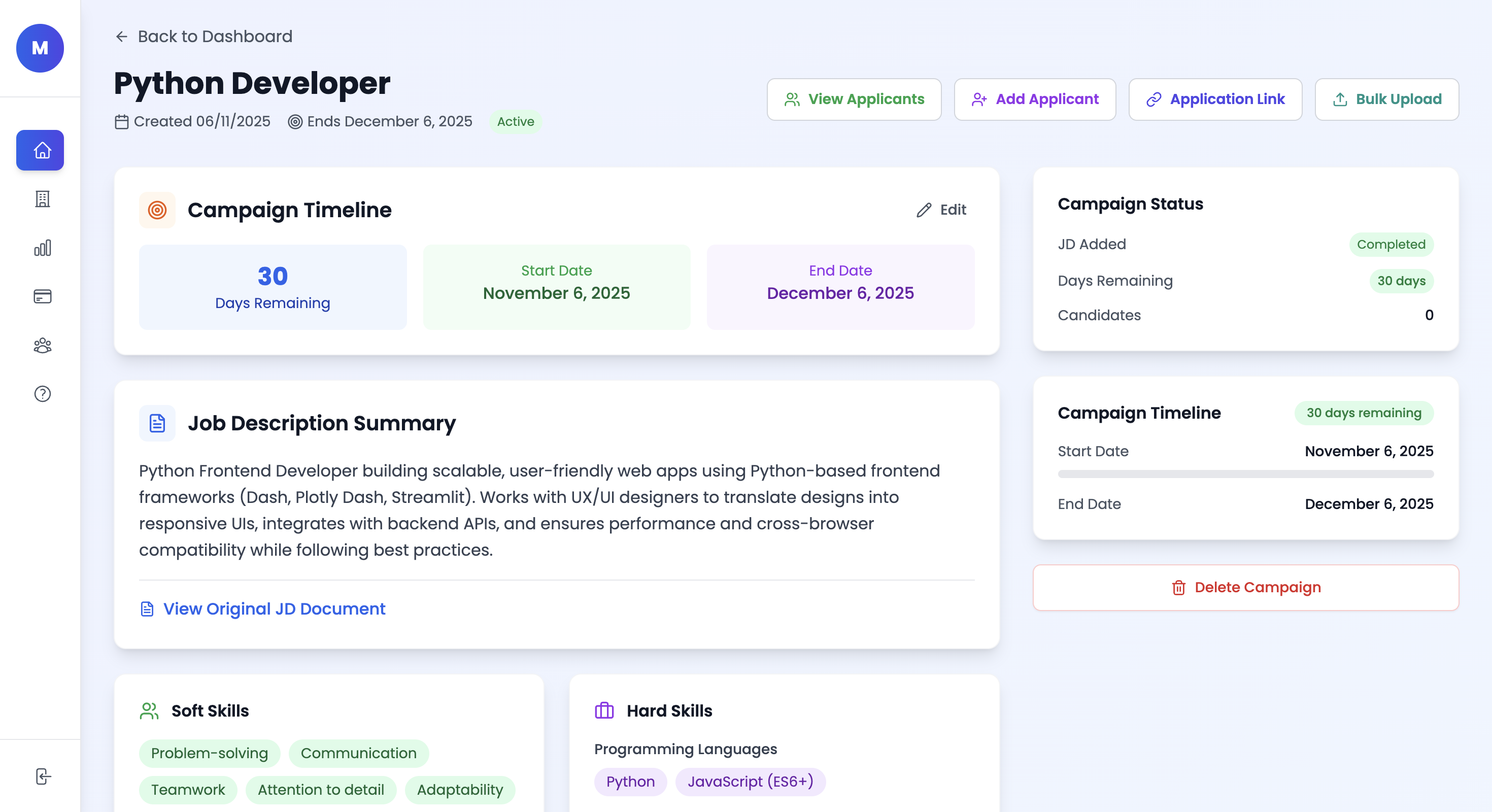 Campaign Setup Complete